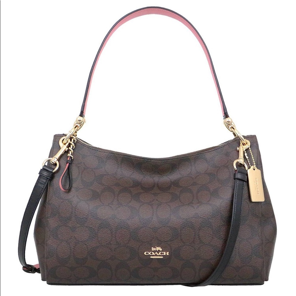 COACH Signature Mia Shoulder / Crossbody Bag - Picture 4 of 8
